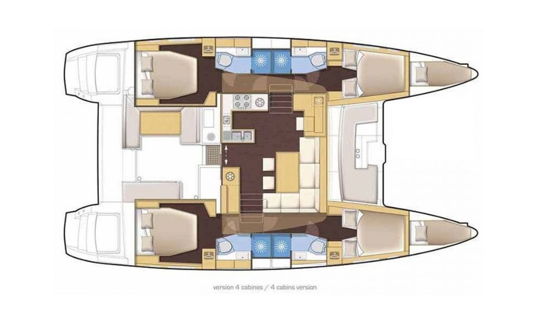 Athenian Yachts--S/Cat Celena VI, Lagoon 46 2023