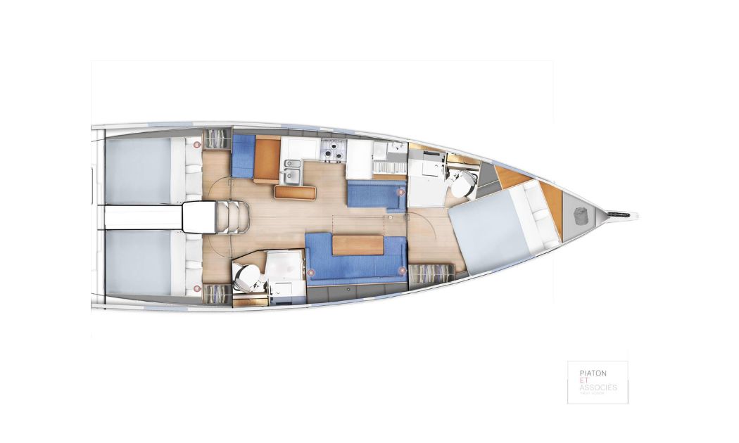 Athenian Yachts--S/Y Anassa, Sun Odyssey 410 2020